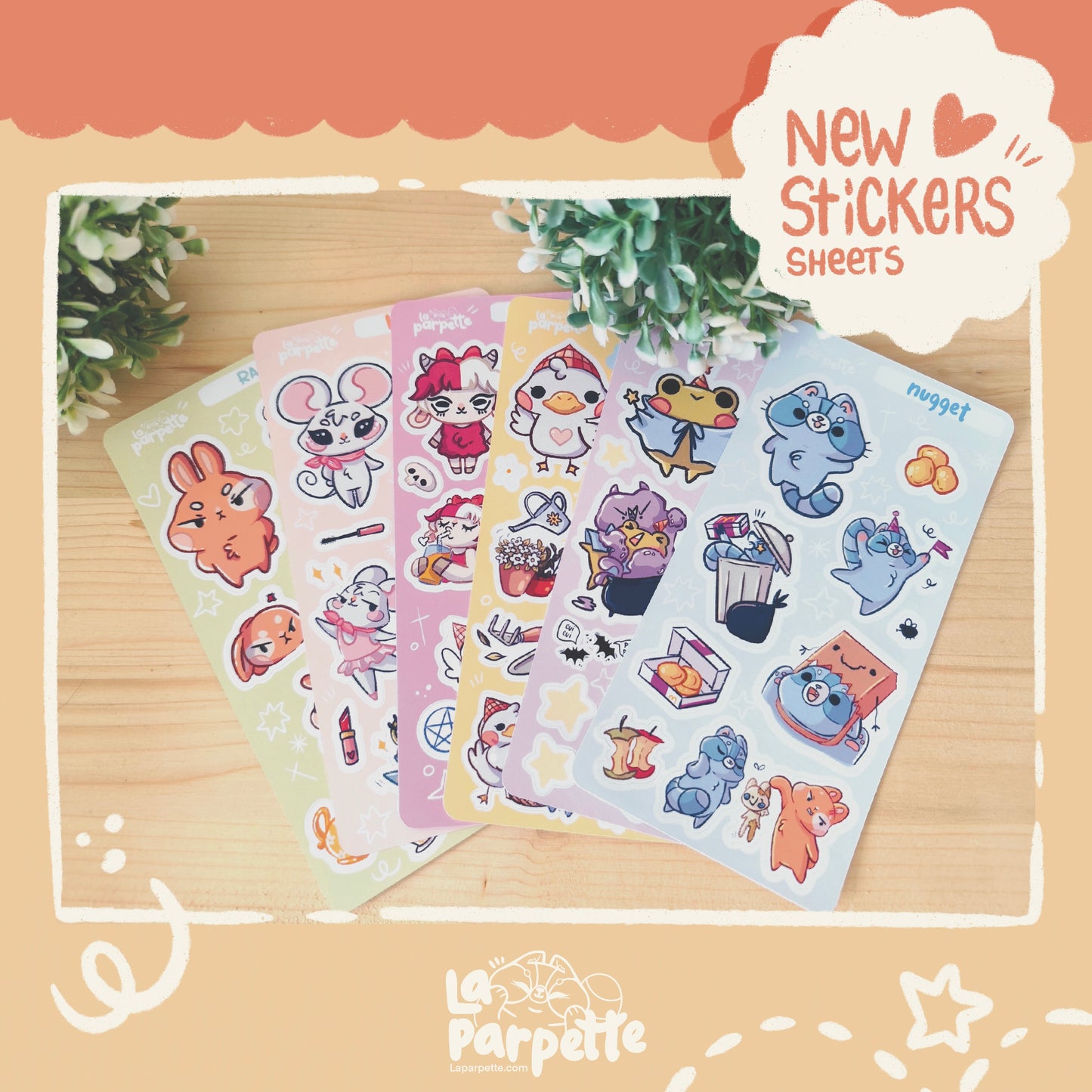 Sticker Sheet Grabouille Original