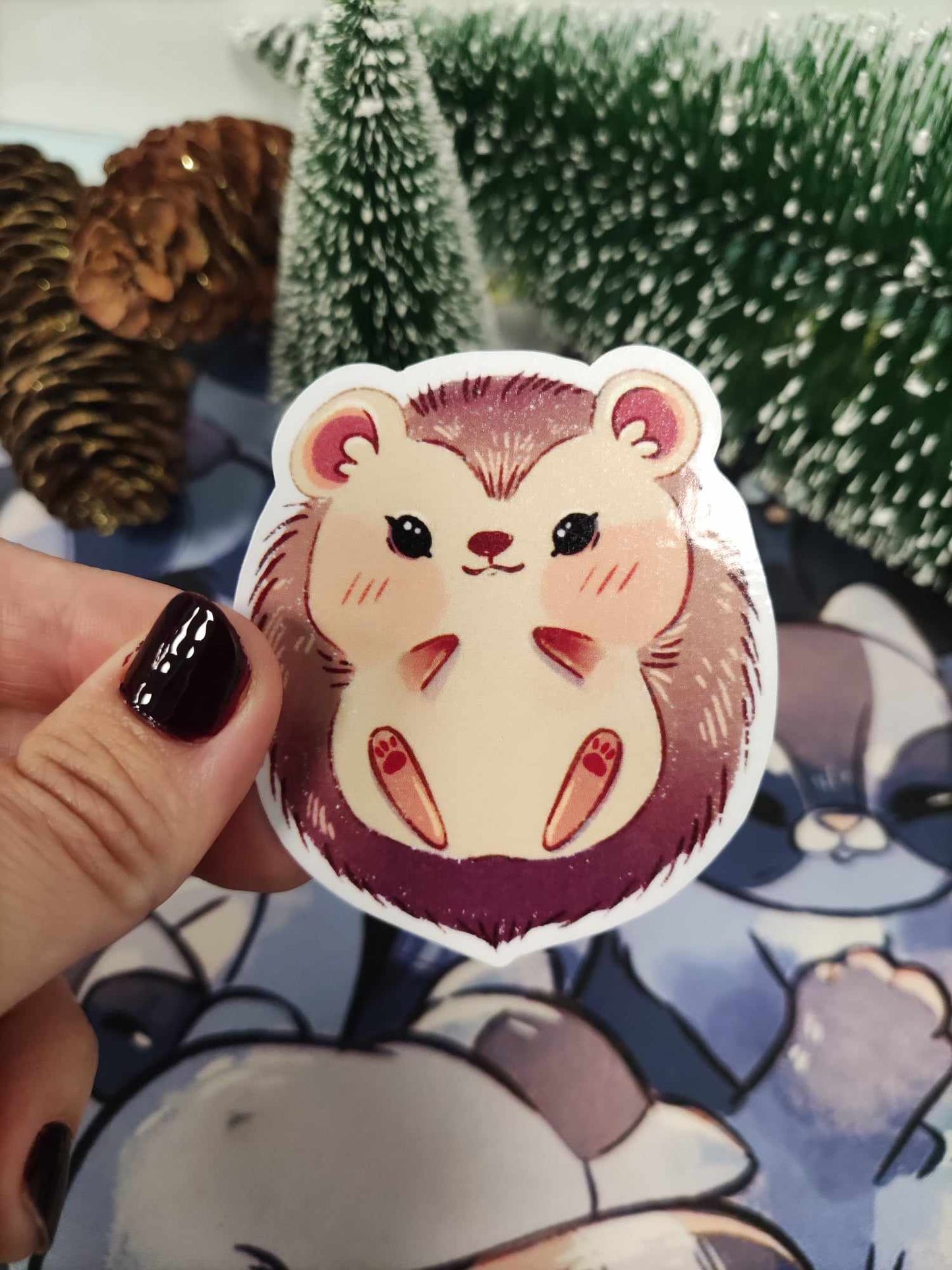 Sticker "Bibouille le herisson"