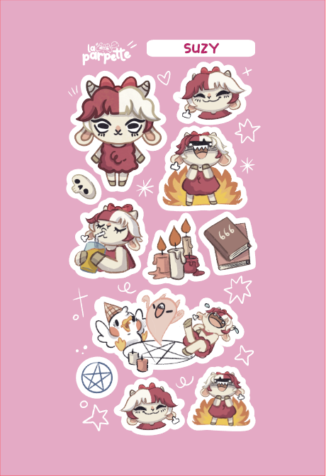 Sticker Sheet Suzy Original