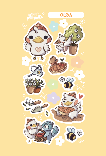 Sticker Sheet Olga Original
