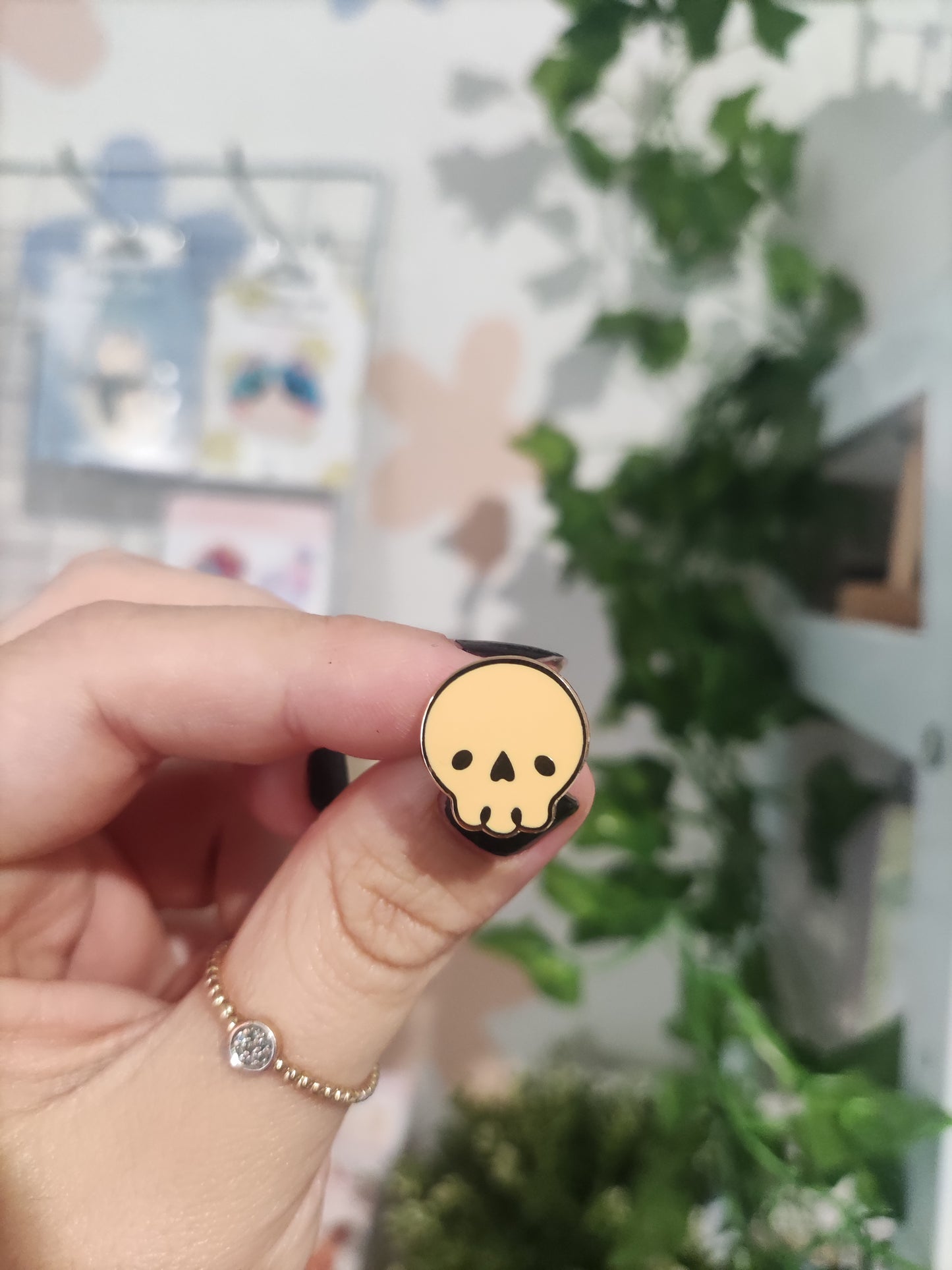 Adorable Mini Pins ~ Mini pins crâne pastel