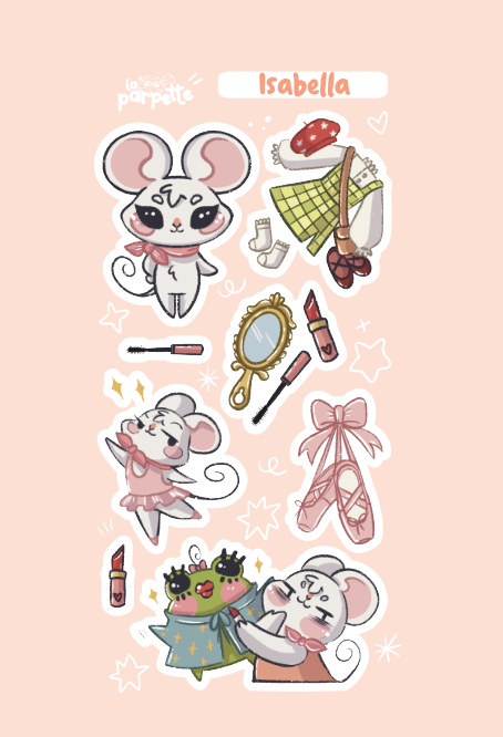 Sticker Sheet Isabella Original