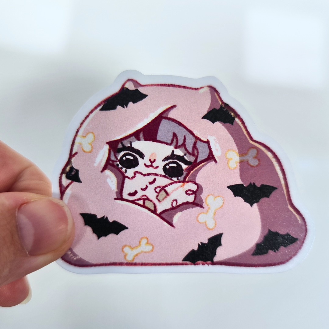 Sticker "Sous la couette" Suzy