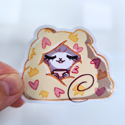 Sticker "Sous la couette" Isabella