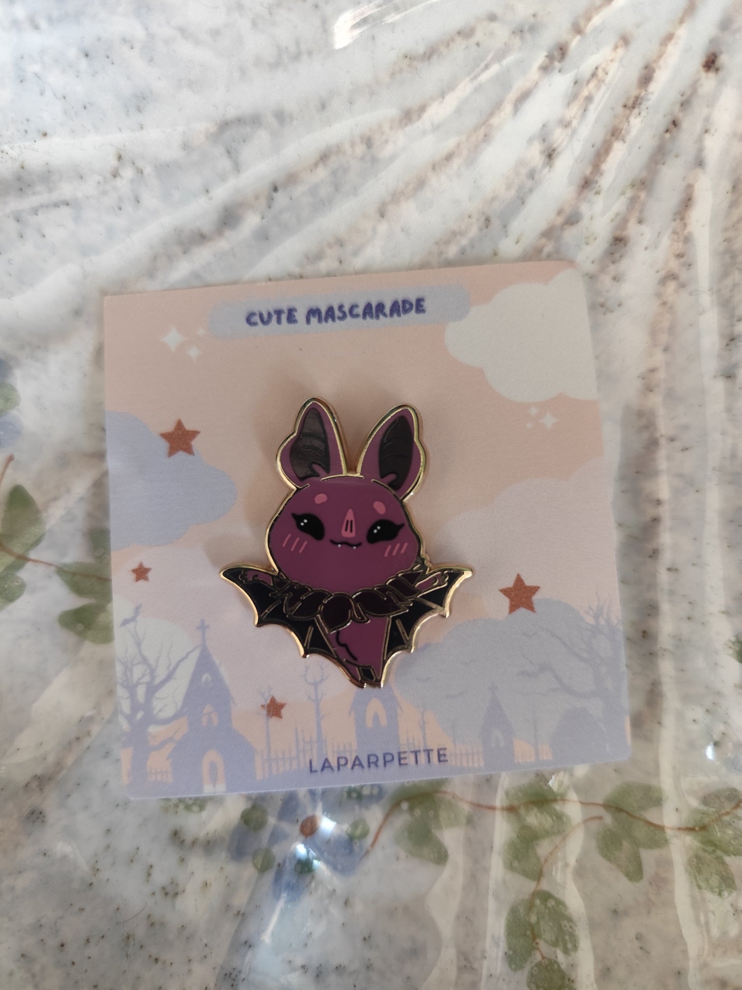 Pins metal Lizzy la chauve souris
