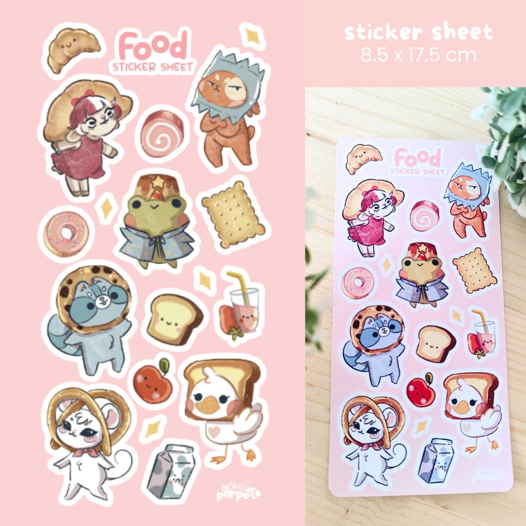 Sticker Sheet Miam Miam collection