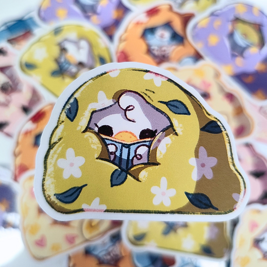 Sticker "Sous la couette" Olga