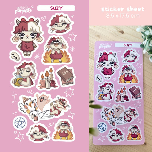 Sticker Sheet Suzy Original
