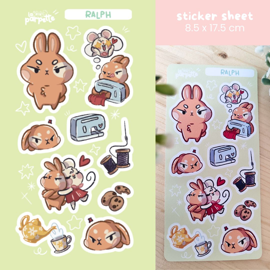 Sticker Sheet Ralph Original