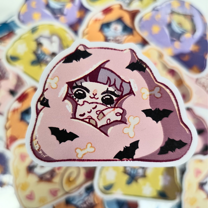 Sticker "Sous la couette" Suzy