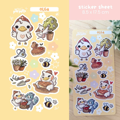 Sticker Sheet Olga Original