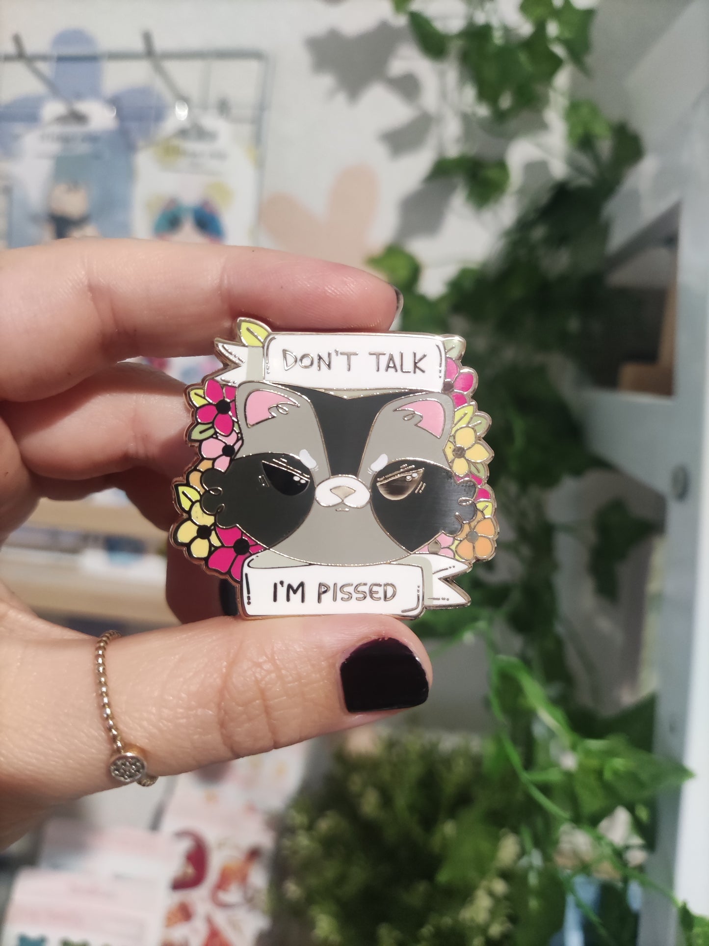 Pins Nuggets le raton laveur "Don't talk" grade A