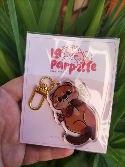 Porte clé "petite Loutre" cute