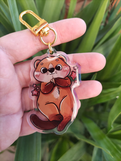 Porte clé "petite Loutre" cute