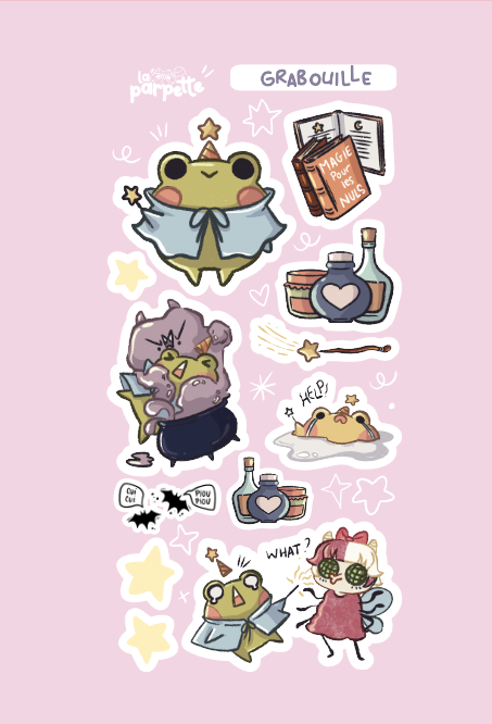 Sticker Sheet Grabouille Original