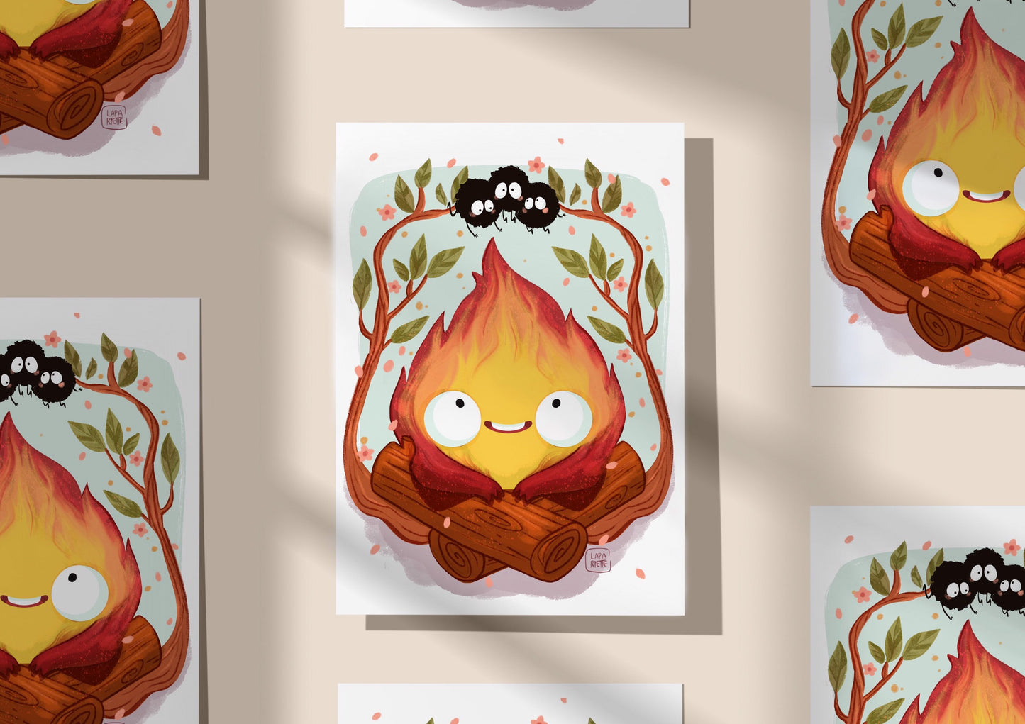 Print Calcifer kawaii