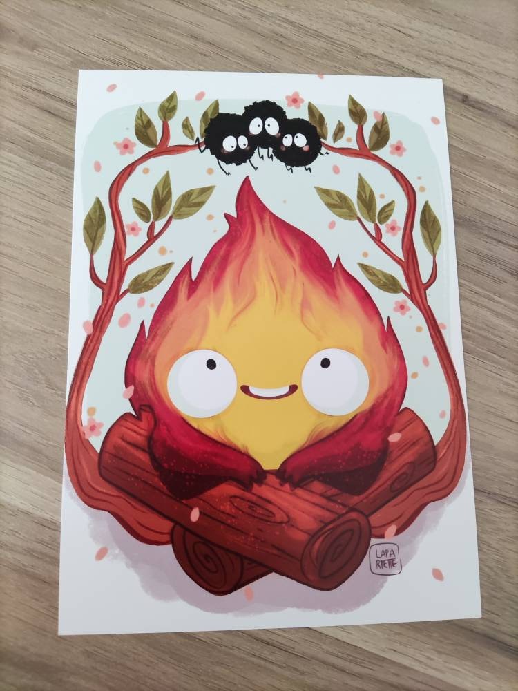 Print Calcifer kawaii