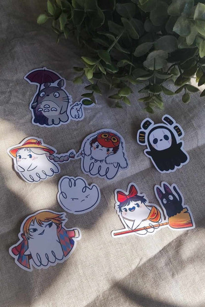 Pack de 7 stickers fantôme "souvenir d'enfance"