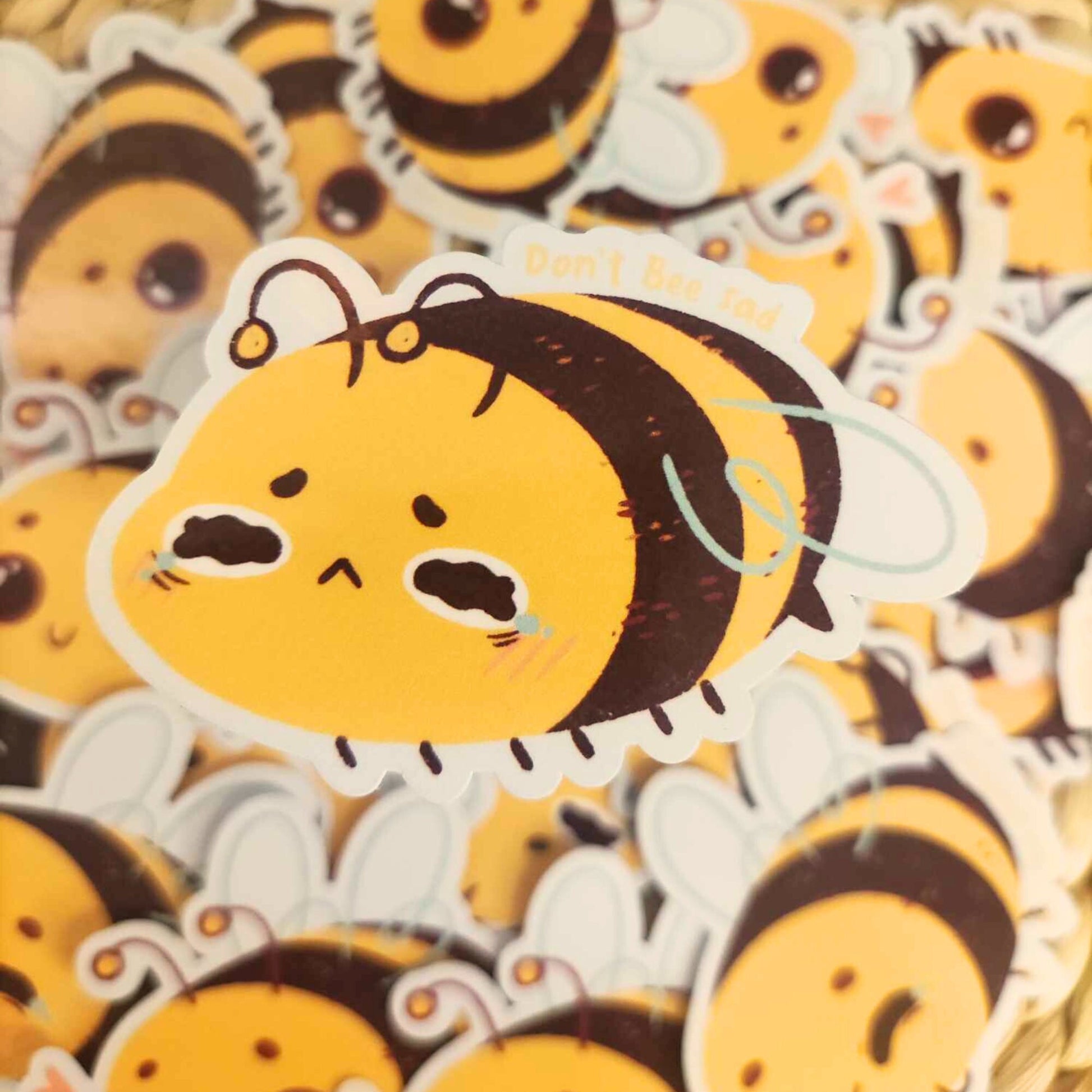 Sticker "don't bee sad" abeille mignonne