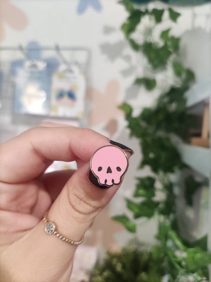 Adorable Mini Pins ~ Mini pins crâne pastel