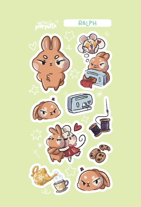 Sticker Sheet Ralph Original